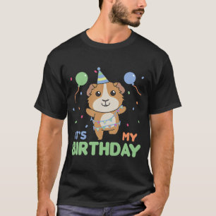 Camiseta Cerdo de Guinea para cumpleaños de niños es mi cum