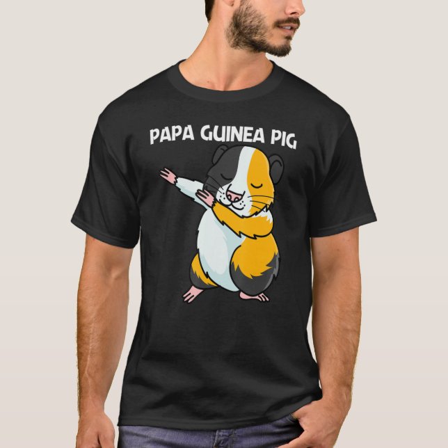 Camiseta Cerdo De Guinea Para Hombres Mascota Raza De Anima (Anverso)