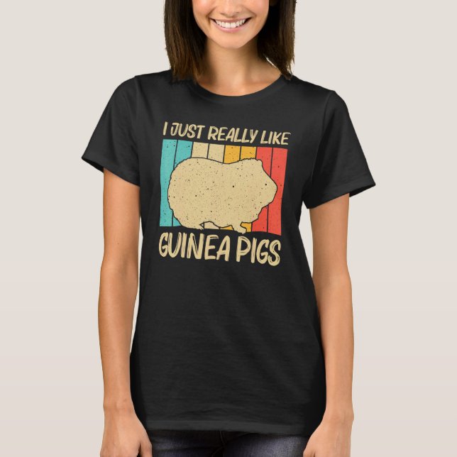 Camiseta Cerdo De Guinea Para Hombres Mujeres Mascota De Pa (Anverso)