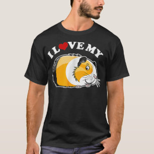 Camiseta Cerdo de Guinea que amo a mi cerdo de Guinea _1
