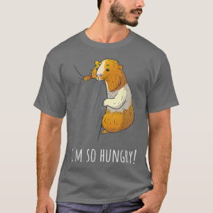 Camiseta Cerdo de Guinea tengo tanta hambre