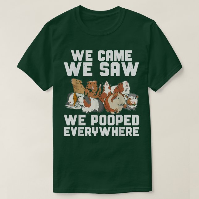Camiseta Cerdo De Guinea Vimos Que Nos Vimos Con La Papa De (Diseño del anverso)