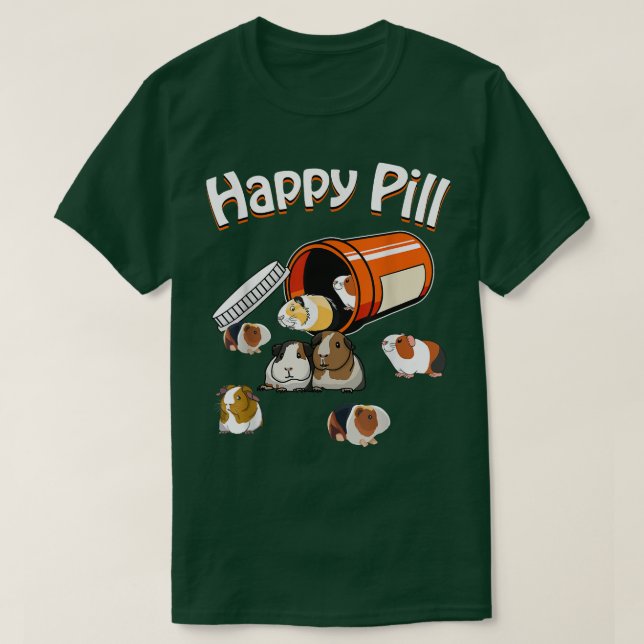 Camiseta Cerdo de Happy Pill Guinea (Diseño del anverso)