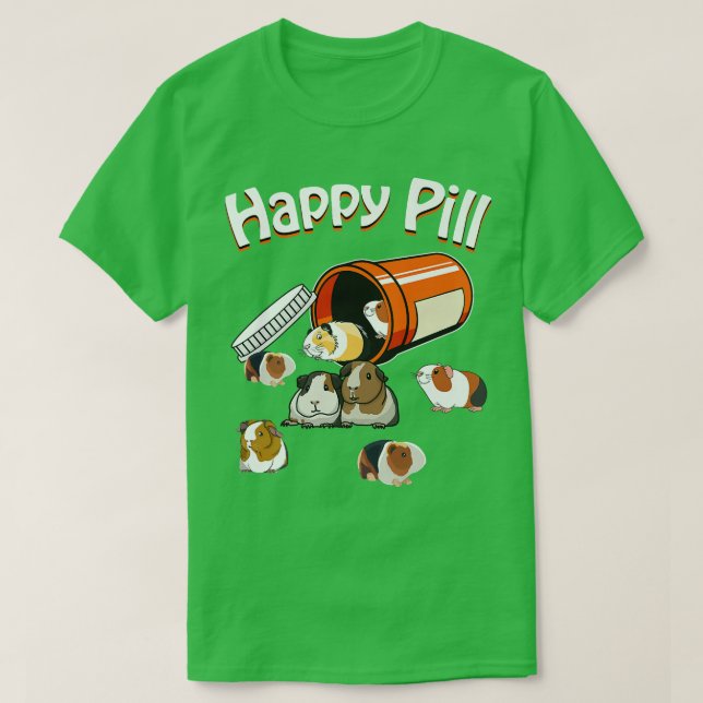 Camiseta Cerdo de Happy Pill Guinea (Diseño del anverso)
