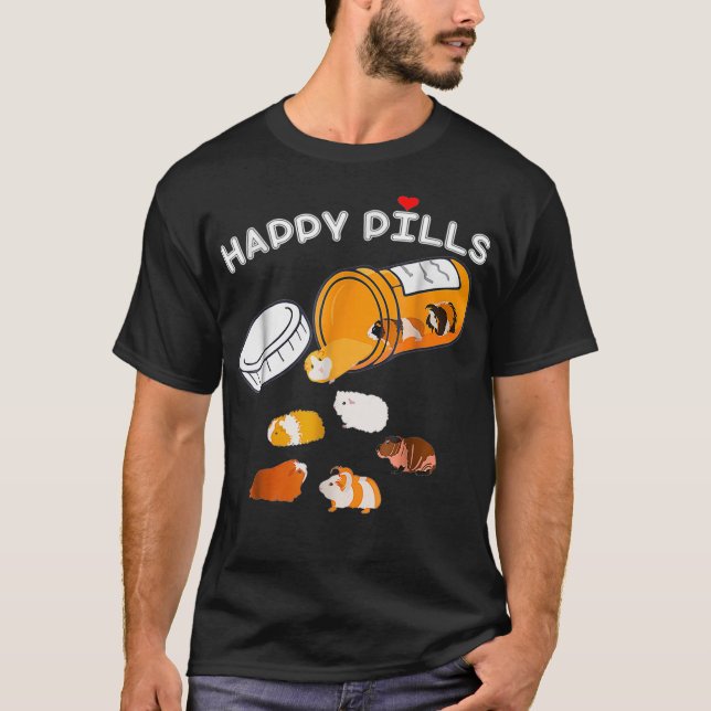 Camiseta Cerdo de Happy Pill Guinea  (Anverso)