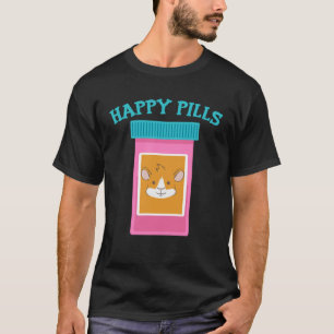 Camiseta Cerdo de la cápsula de medicina Happy Pills