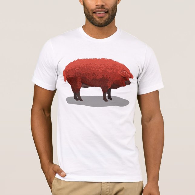 Camiseta Cerdo de Mangalitsa (Anverso)