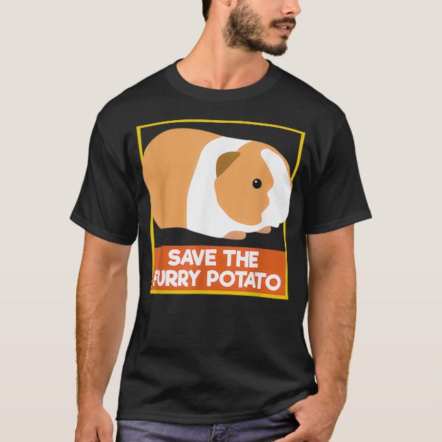 Camiseta Cerdo de Montaña Guinea Salva a Potat (Anverso)