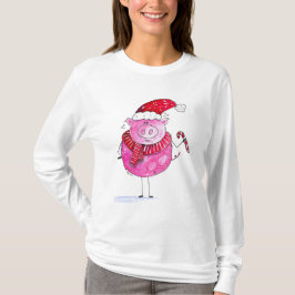 Camiseta Cerdo de Navidades caprichosos