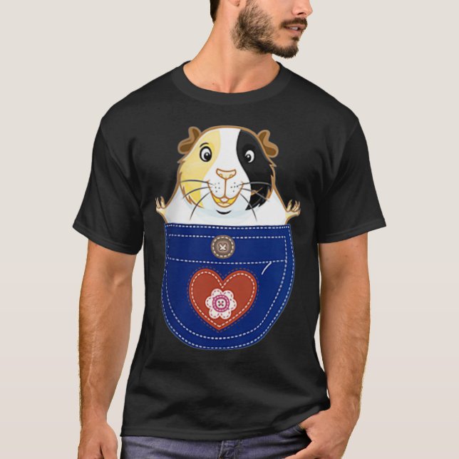 Camiseta Cerdo de Pocket Guinea (Anverso)