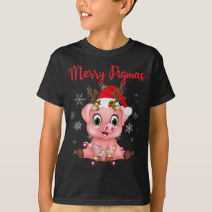 Camiseta Cerdo de reno en el Gorra de Santa María Pigmas