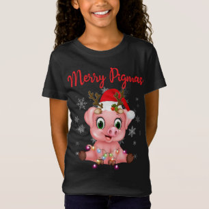 Camiseta Cerdo de reno en el Gorra de Santa María Pigmas