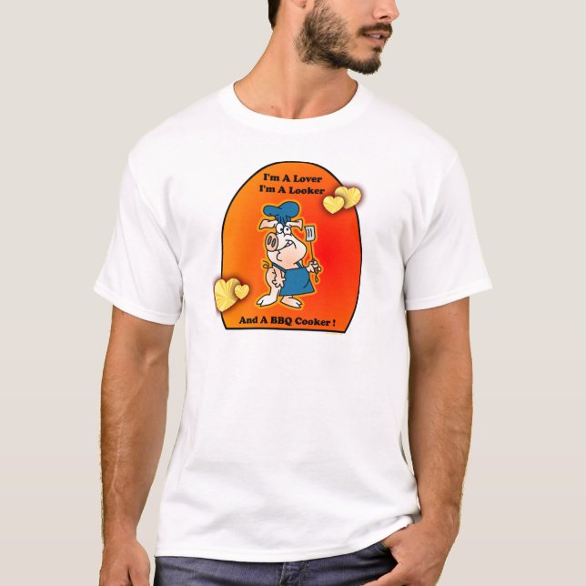 Camiseta Cerdo del Bbq (Anverso)