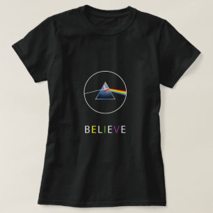 Camiseta Cerdo del Creer-Vuelo en prisma