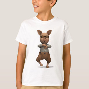 Camiseta Cerdo del estilo de la danza moderna