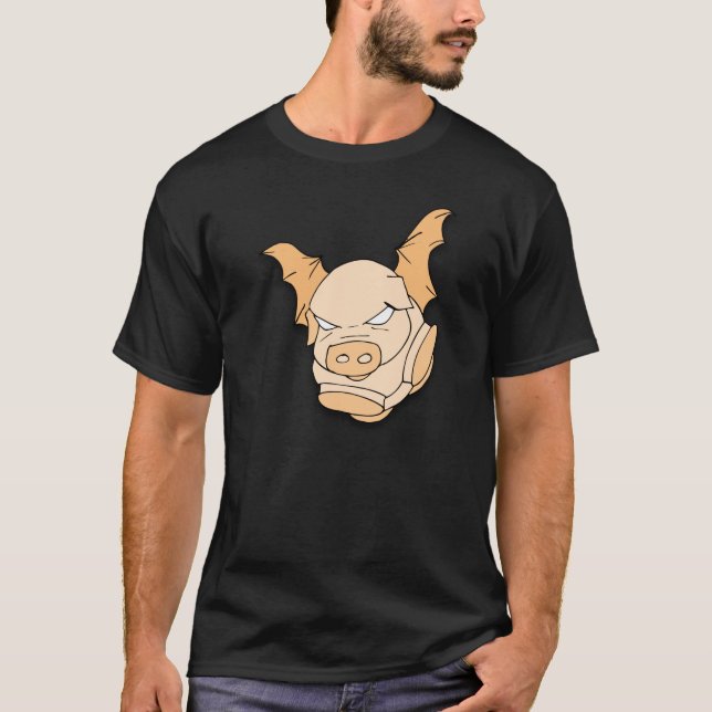Camiseta Cerdo del vuelo (Anverso)
