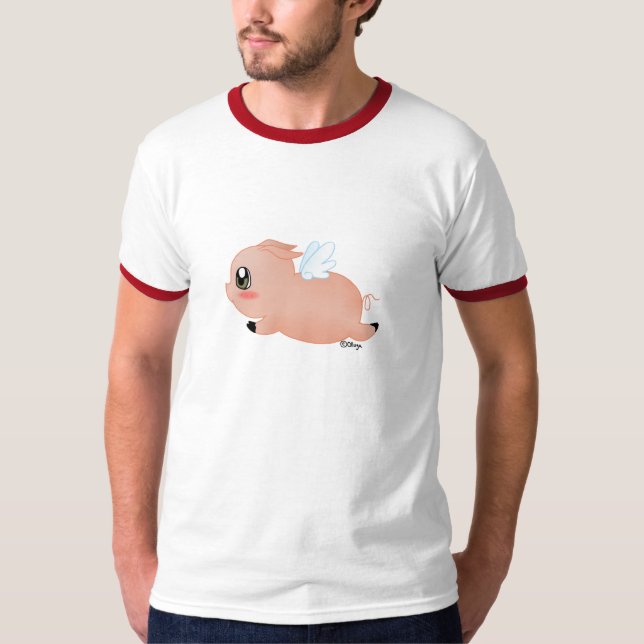 Camiseta Cerdo del vuelo (Anverso)