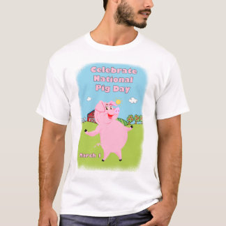 Camiseta Cerdo día 1 de marzo nacional