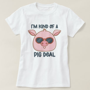 Camiseta Cerdo divertido