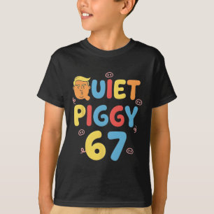 Camiseta Cerdo Divertido Trump 6 7 Silencioso Meme Político