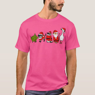 Camiseta Cerdo divertido usa disfraz de árbol de Navidad pa