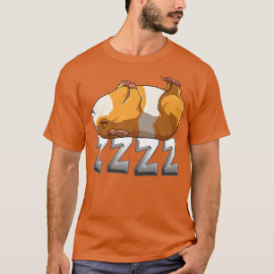 Camiseta Cerdo durmiente de Guinea para un amante del cerdo