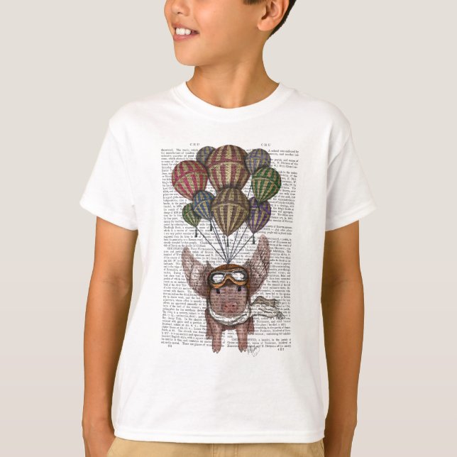 Camiseta Cerdo en llamas (Anverso)
