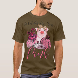 Camiseta Cerdo En Octubre Usamos Avisos De Cáncer De Mama R