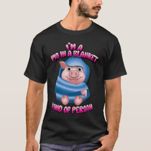 Camiseta Cerdo en una especie de ropa de persona abierta