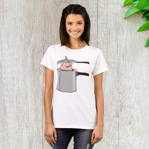 Camiseta Cerdo en una olla