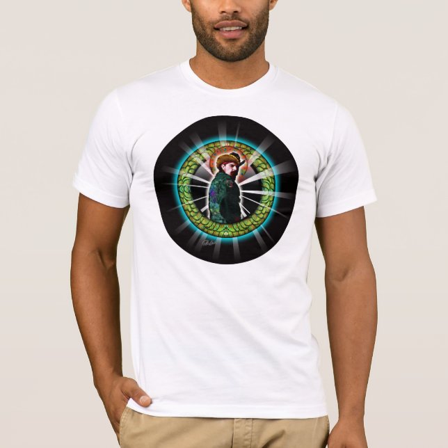 Camiseta Cerdo en una pluma (Anverso)