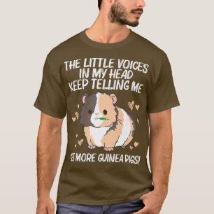 Camiseta Cerdo Guay Guinea Para Hombres Mujeres Rueda Fluff