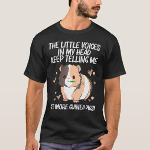Camiseta Cerdo Guay Guinea Para Hombres Mujeres Rueda Fluff