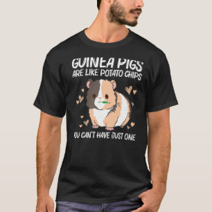 Camiseta Cerdo Guay Guinea Para Hombres Mujeres Rueda Fluff