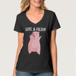 Camiseta Cerdo Guay Para Hombres Mujeres Cachorro Cerdo Cer
