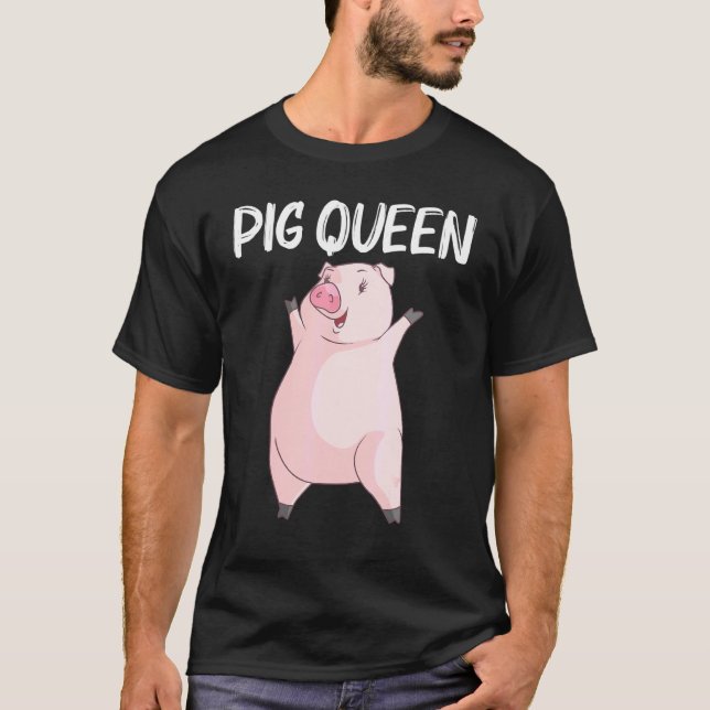 Camiseta Cerdo Guay Para Mujeres Mamá Cebolla Porcina Cerdo (Anverso)