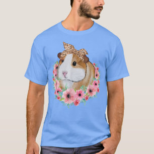 Camiseta Cerdo guineano con capucha de leopardo