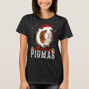 Camiseta Cerdo guineano con decoración de Sombrero de nieve