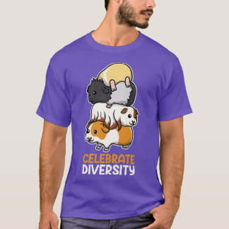 Camiseta Cerdo guineano divertido celebra la diversidad de 