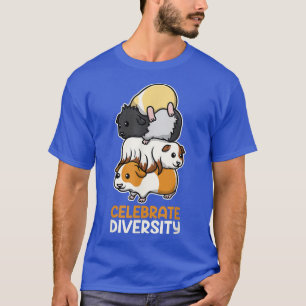 Camiseta Cerdo guineano divertido celebra la diversidad de 