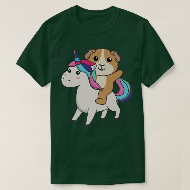 Camiseta Cerdo guineano en unicornio: cerdo guineano (Diseño del anverso)