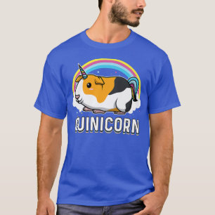 Camiseta Cerdo guineano Gunicornio Mujeres Arcoiris Chicas