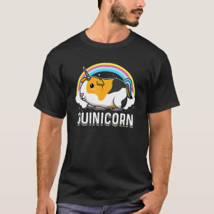 Camiseta Cerdo guineano Gunicornio Mujeres Arcoiris Chicas 