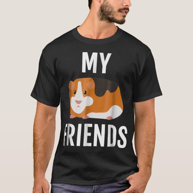 Camiseta Cerdo guineano Mascota de cerdo guineano (Anverso)