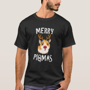 Camiseta Cerdo guineano navidad pigmas divertida pajama
