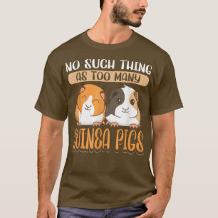 Camiseta Cerdo guineano no es algo así como muchos cerdos d