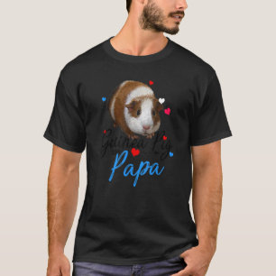 Camiseta Cerdo guineano papa disfraz hombres guineano