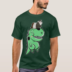 Camiseta Cerdo guineano sobre dinosaurio - Cerdo de Guinea