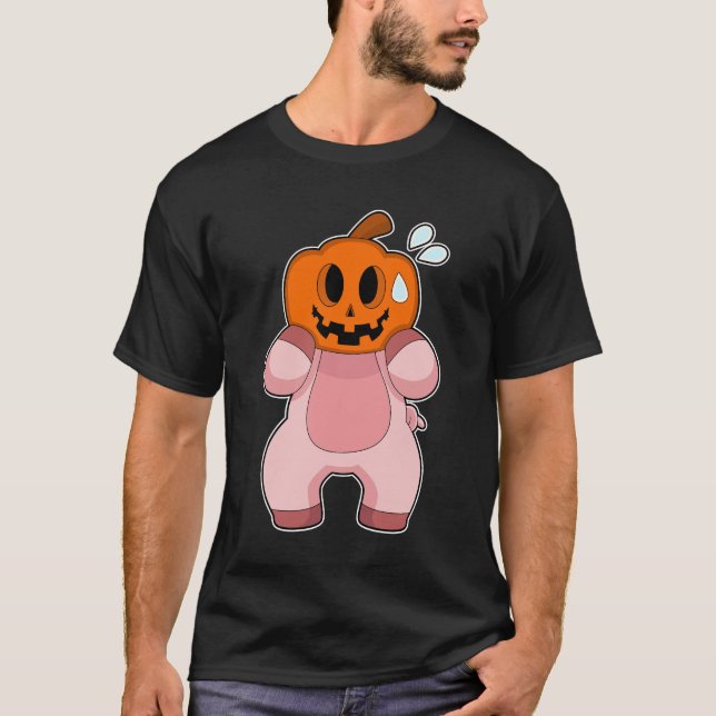 Camiseta Cerdo Halloween (Anverso)