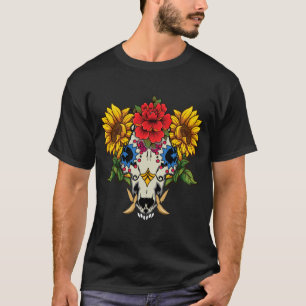 Camiseta Cerdo Jabalí Animal Hombres Almas Florales Día De